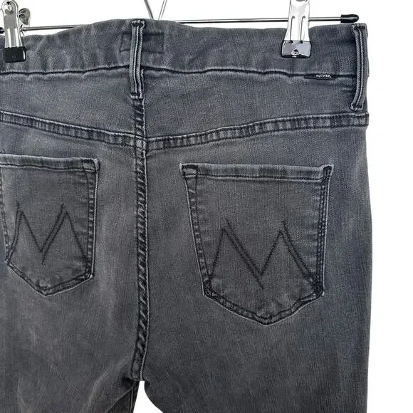 Mother Denim Women's High Waisted Looker Ankle Fray Lighting Up Lanterns,Size 28 - Picture 3 of 9